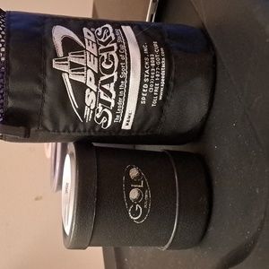 Golo golf dice game & cup stacking game,  like new. Stocking stuffers!!